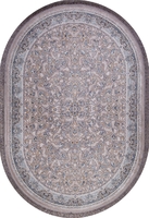 Ковер Иранский Farsi 1200 G256 light grey овал