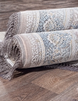 Ковер Иранский Farsi 1200 G256 light grey овал