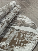 Ковер Graff F238 grey-beige овал