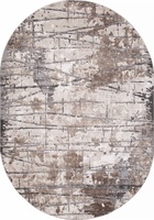 Ковер Armina 03802 grey/brown овал