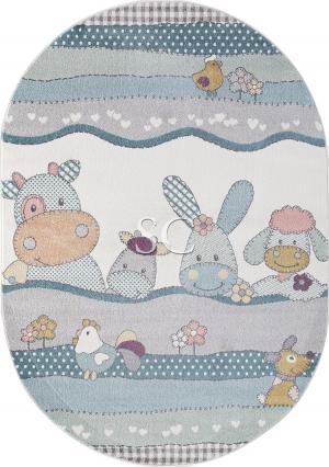 Ковер Merinos Sofit 2484 light cream овал